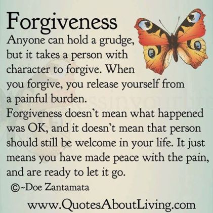 Forgiveness